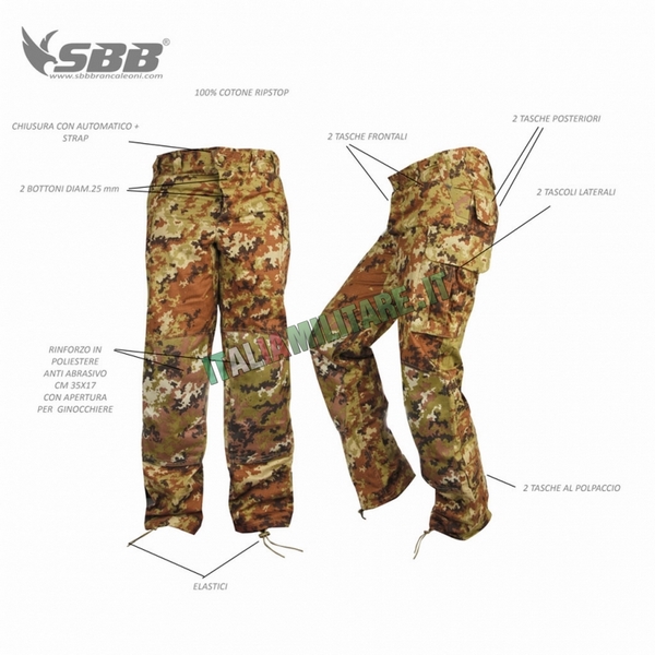 Sbb Pantaloni Corti Mimetici Uomo Bermuda Aeronautica Militare