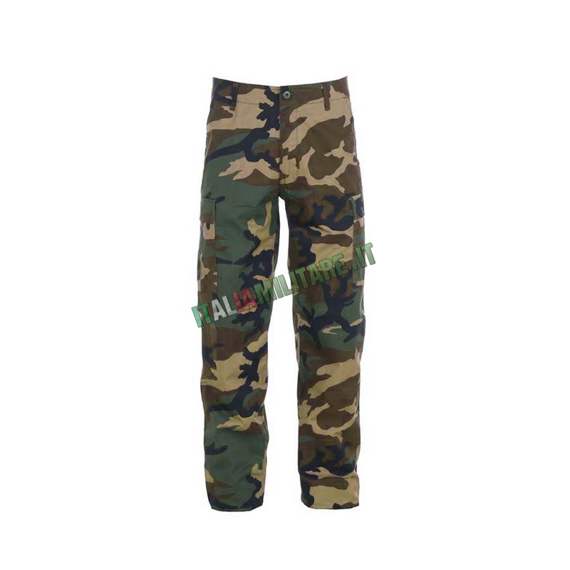 Pantaloni Militari Mimetici da Bambino Woodland