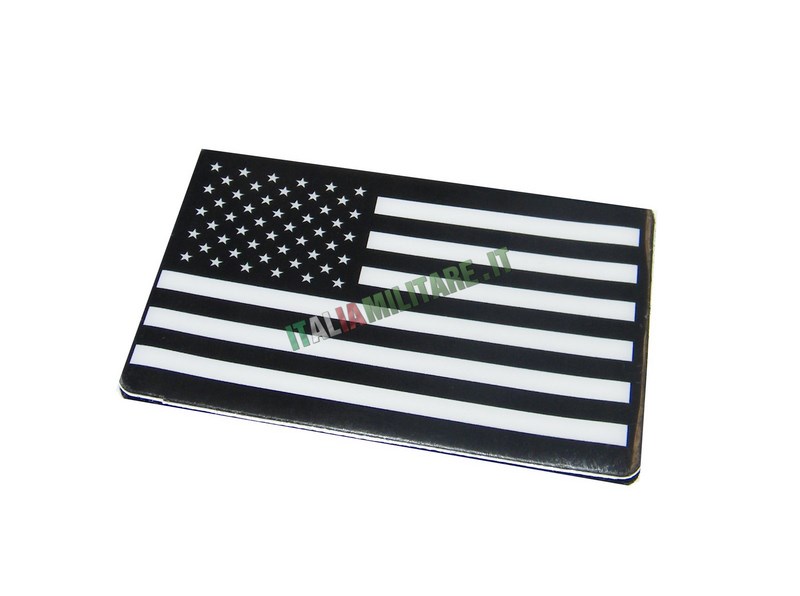 Toppa Morale Con Bandiera Statunitense Nera E Grigia - Foto 8