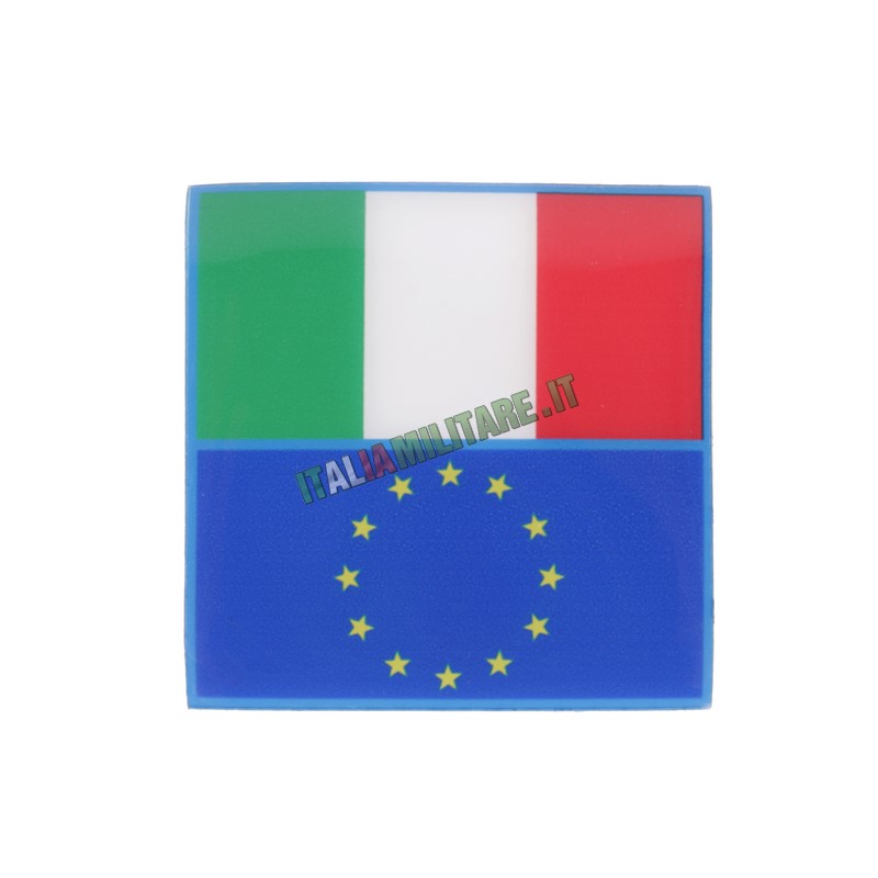 Patch Bandiera Italiana e Bandiera Europa CEE