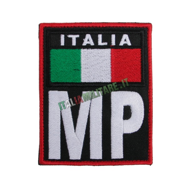 Patch Polizia Militare MP Carabinieri con Bandiera Italia