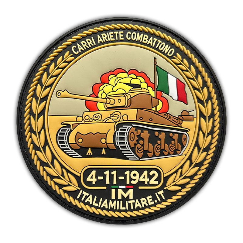 Patch PVC "Carri Ariete Combattono" - Commemorativa El Alamein