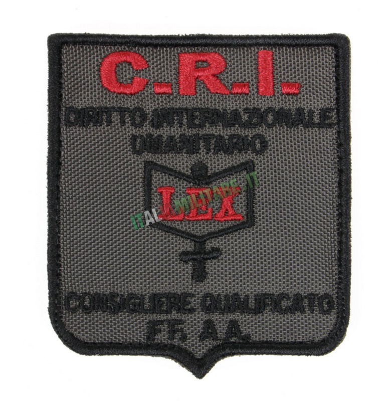 Patch C.R.I. Consigliere Qualificato FF.AA.