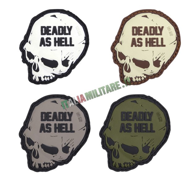 Patch Deadly as Hell in Pvc