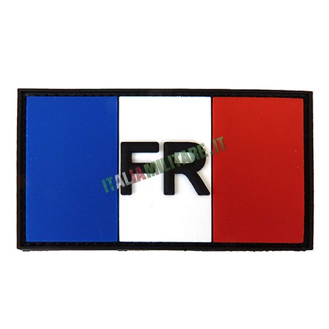 Patch Bandiera Francese In Pvc