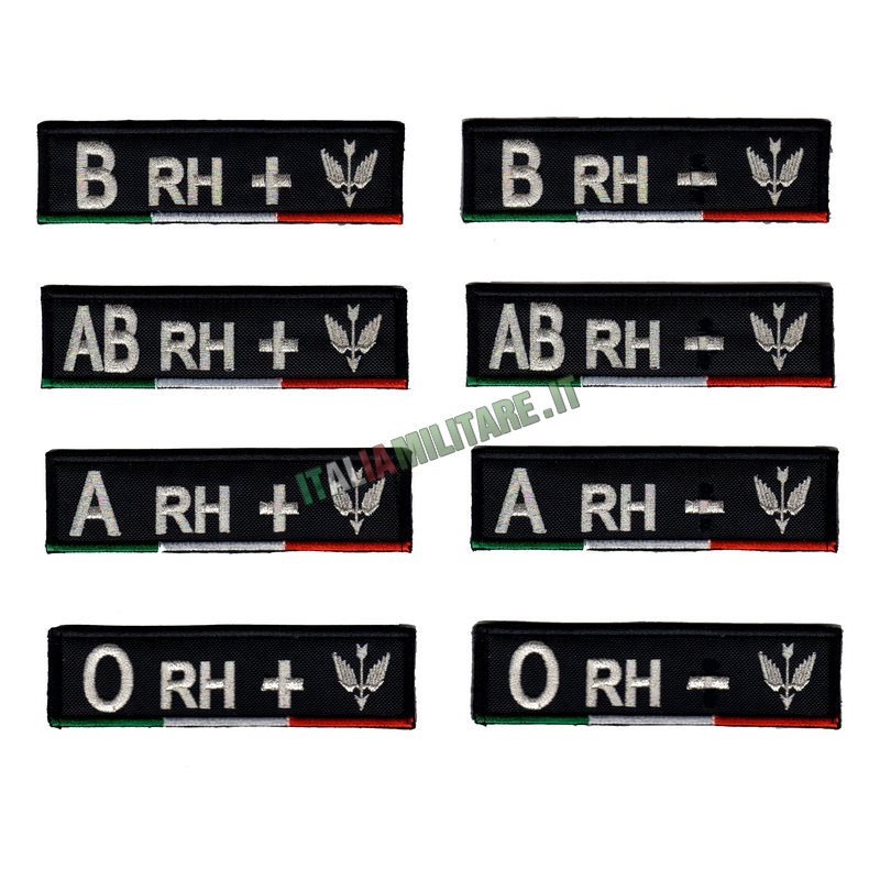 Patch Gruppo Sanguigno Reparto Mobile Polizia