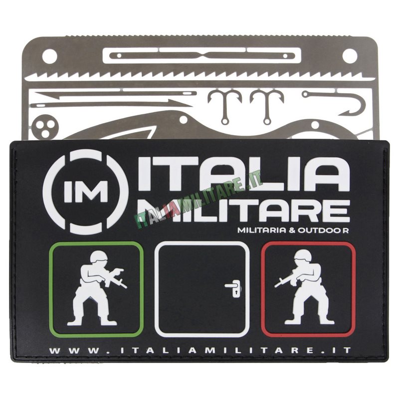 Italia Militare Patch con Survival Card