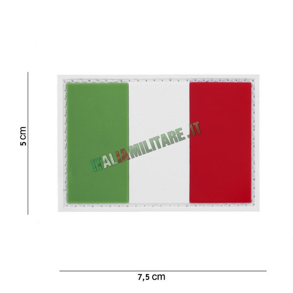 Patch Bandiera Italia in Pvc