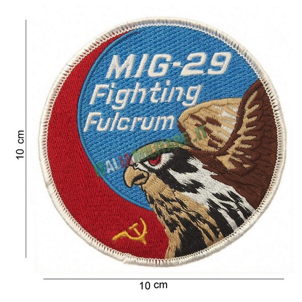 Patch Russa Fighting Fulcrum MIG-29 Swirl USSR  