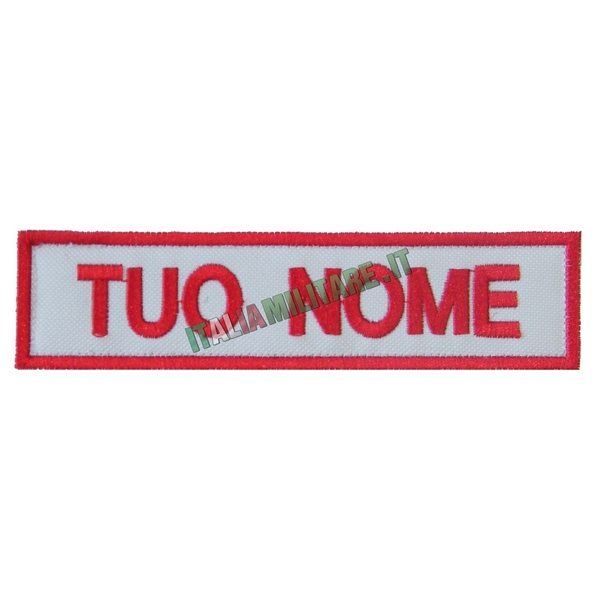 Patch Personalizzata Nome - Bianca