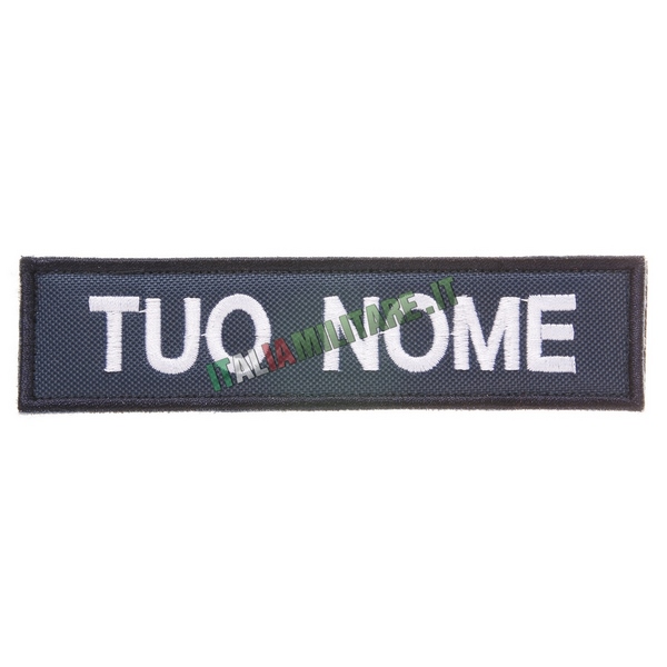 Patch Personalizzata Nome - Blu