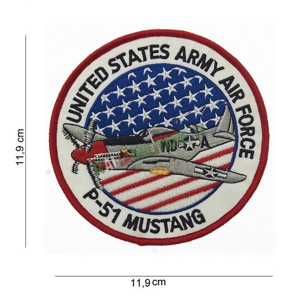Patch United States Army Airforce P-51 Mustang