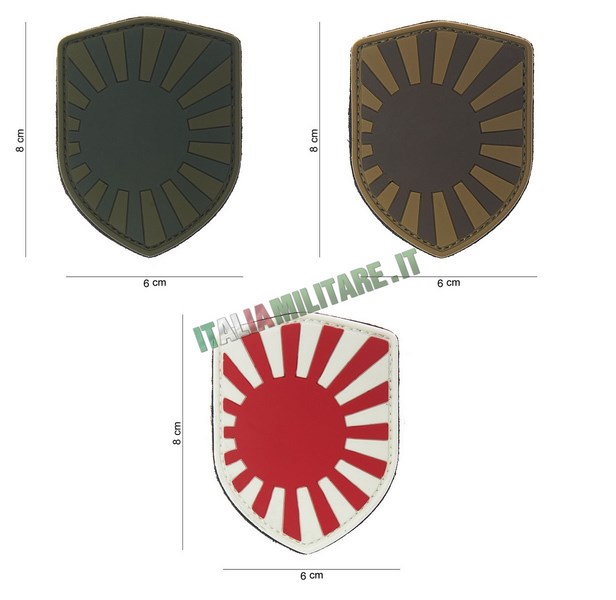Patch Bandiera Giapponsese in Pvc