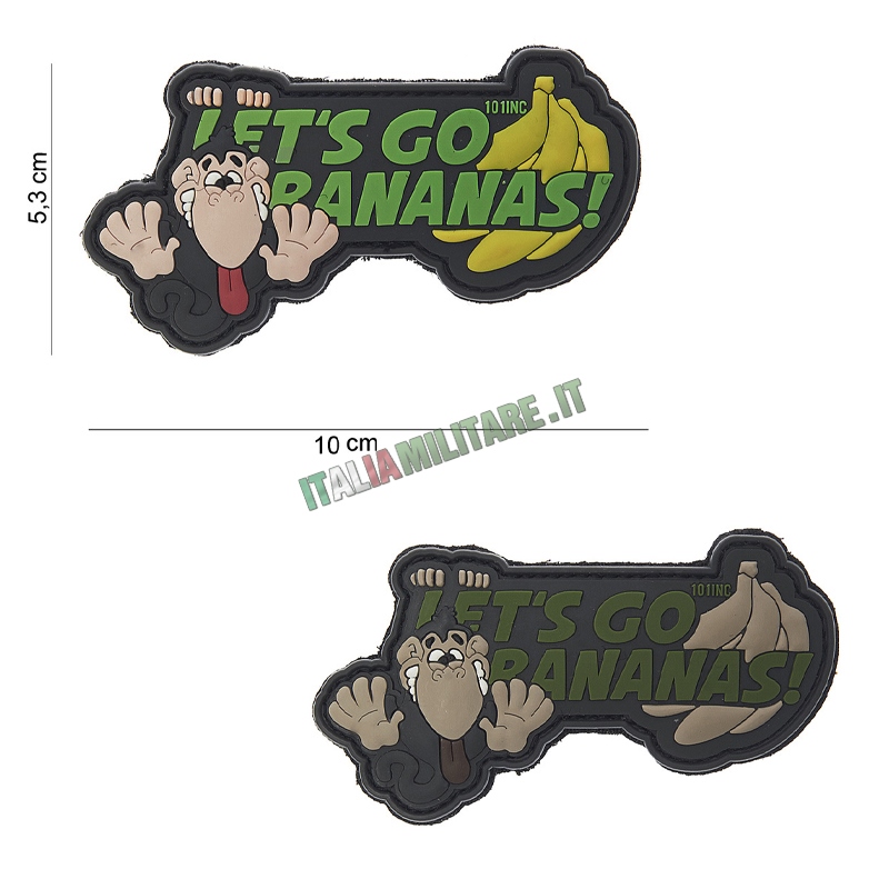 Patch Let's go Bananas in Pvc