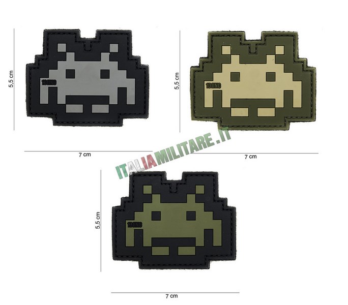 Patch Space Invader in Pvc