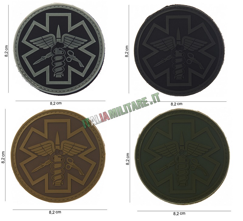 Patch Paramedic Tonda in Pvc