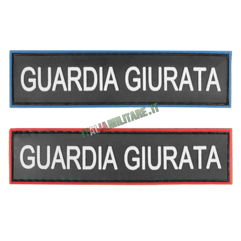 Patch Guardia Giurata in PVC