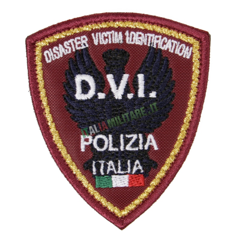 Patch Scudetto Polizia DVI - Disaster Victim Identification