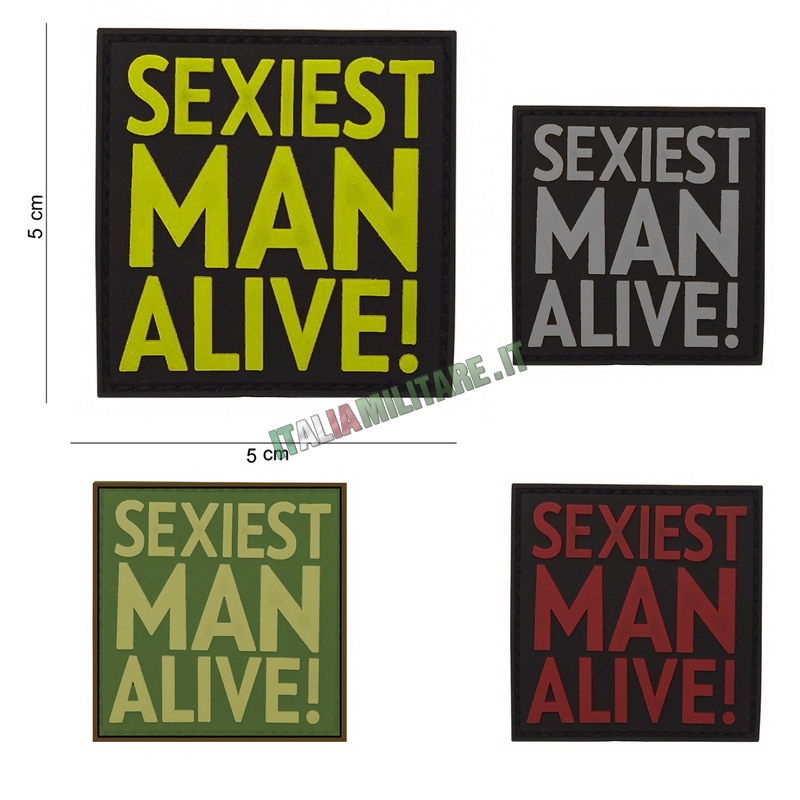 Patch Sexiest Man Alive in Pvc