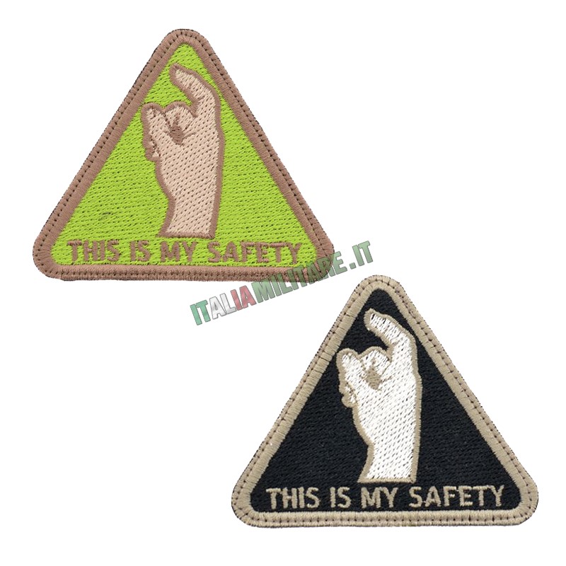 RedheadedTshirts - This Is My Safety Morale Patch Funny Tactical Military. 2x3 Hook And Loop Made In The USA - Foto 6
