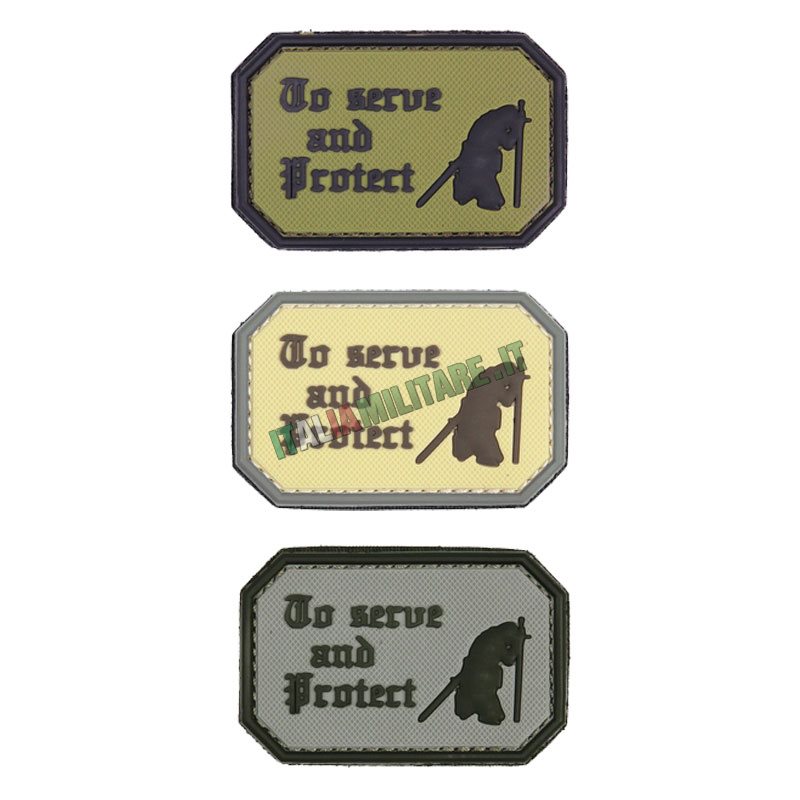 Patch To Serve and Protect in Pvc