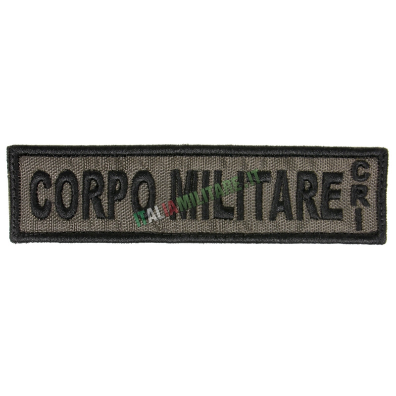 Patch Corpo Militare CRI Verde