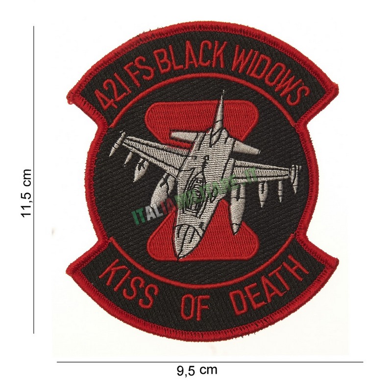 Patch USAF 421 Tactical Fighter Squadron Black Widows