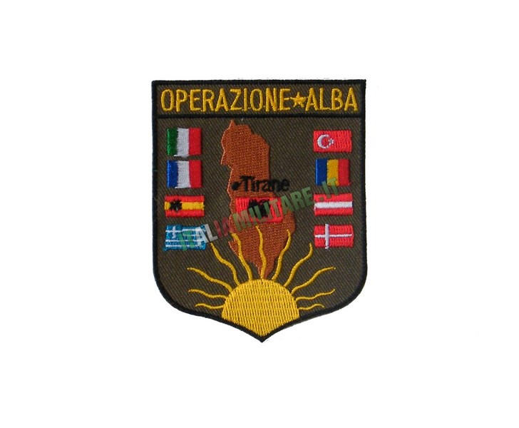 Patch Operazione Militare ALBA - Scudetto
