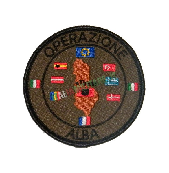 Patch Operazione ALBA Militare Tonda
