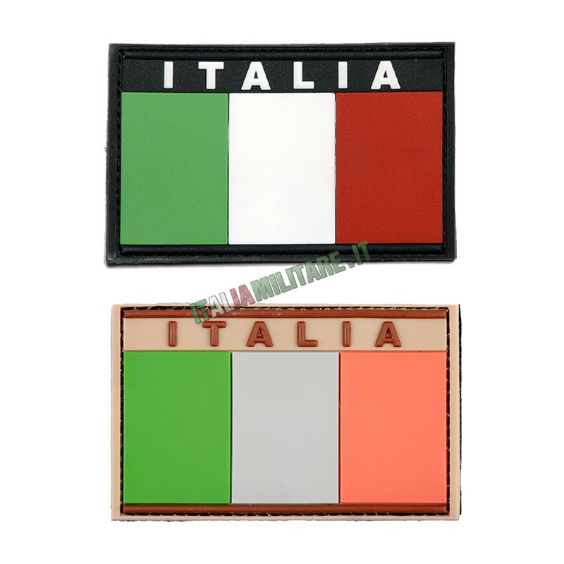 Patch Bandiera Italia in Pvc