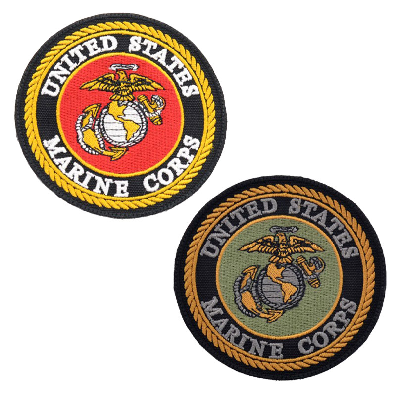 Patch United States Marine Corps Tonda Ricamata