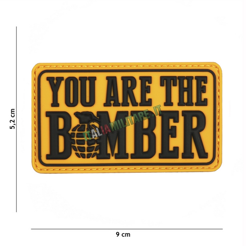 Patch You Are The Bomber in Pvc