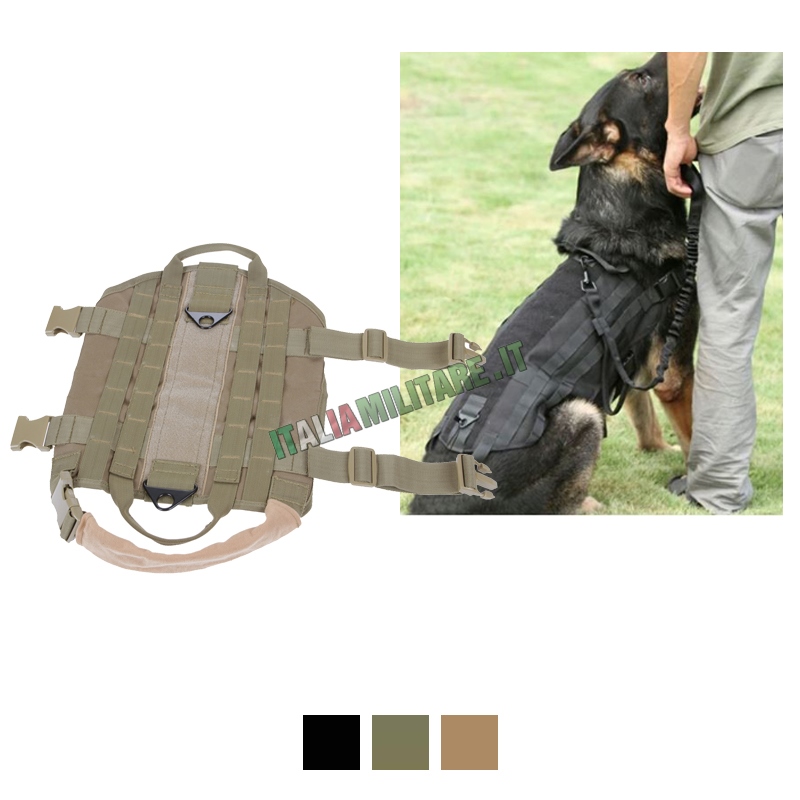 Pettorina Militare Modulare per Cane
