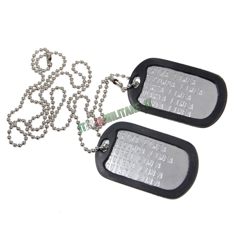 Piastrine Militari Personalizzate con Silenziatore