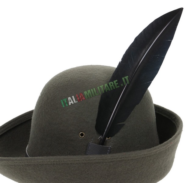 Penna per Cappello Alpino Nera da Truppa