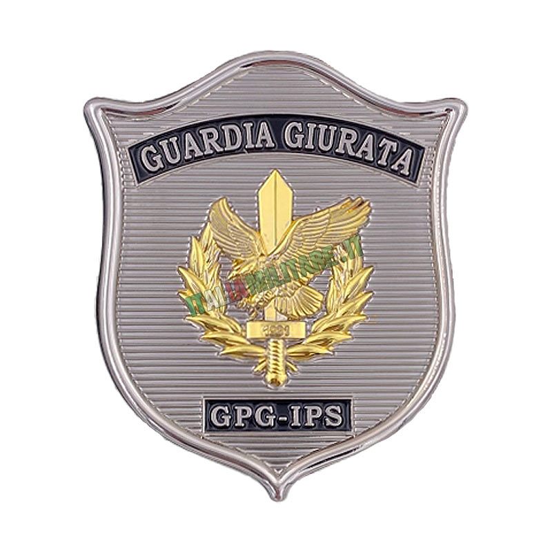 Distintivo Guardie Giurate in Metallo