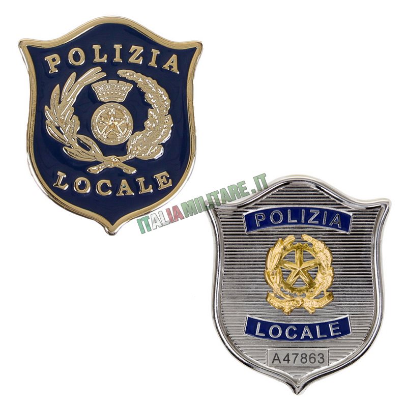 Distintivo Polizia Locale in Metallo