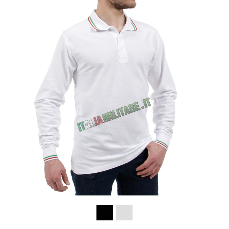OFFERTA Polo Italia Maniche Lunghe - S e M OFFERTA Polo Italia Maniche Lunghe - S e M