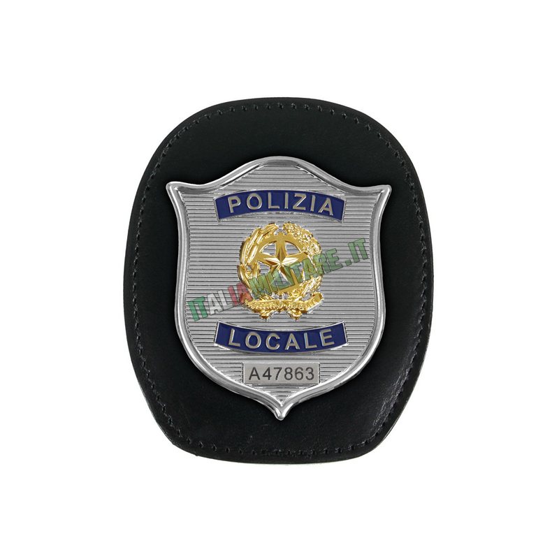 Porta Distintivo Da Cintura Polizia Locale AS45 Ascot 606