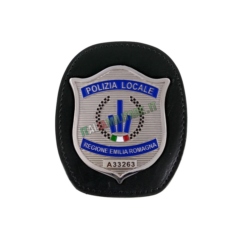 Porta Distintivo Da Cintura Polizia Locale Emilia Romagna Ascot 606