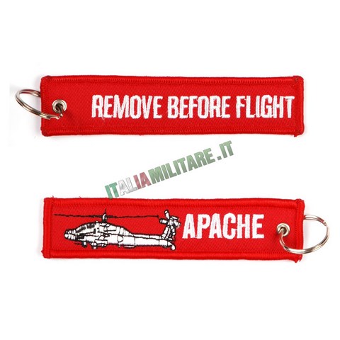 Portachiavi Remove Before Flight Apache