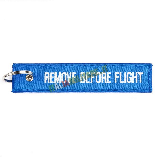 Portachiavi Remove Before Flight Militare Blu