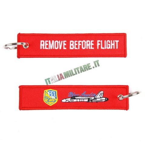 Portachiavi Remove Before Flight Blue Angels