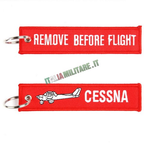 Portachiavi Remove Before Flight Cessna
