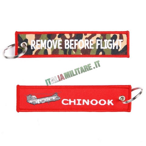 Portachiavi Remove Before Flight Chinook