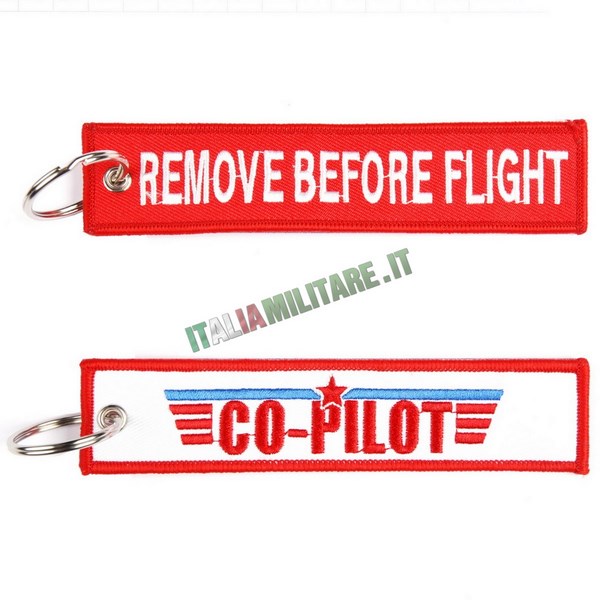 Portachiavi Remove Before Flight Co Pilota
