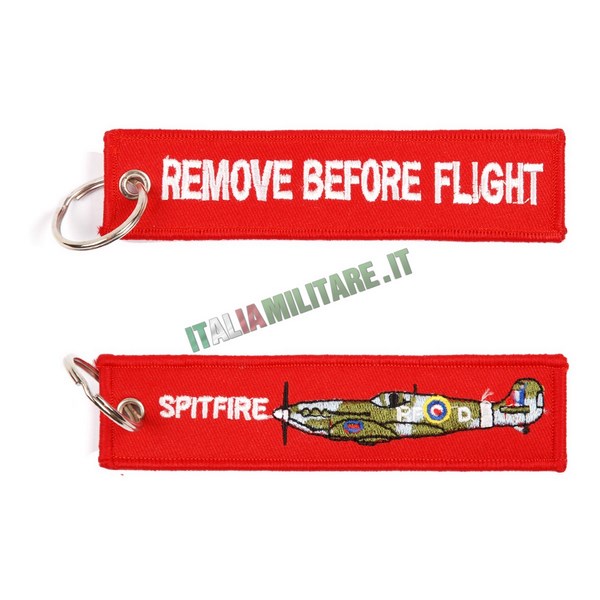 Portachiavi Remove Before Flight WWII Spitfire