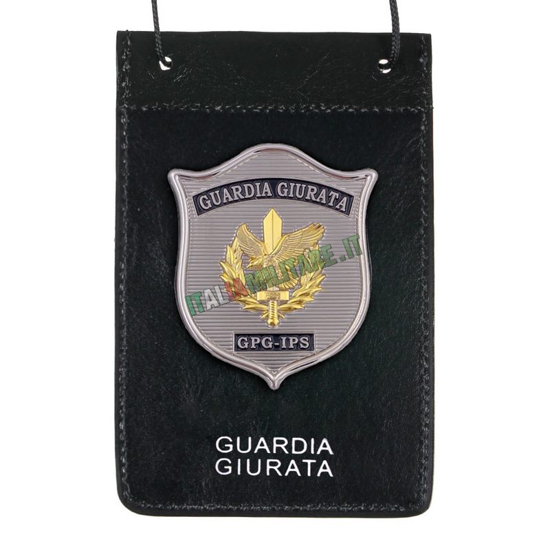 Porta Distintivo Da Collo Guardia Giurata GPG-IPS Ascot 602