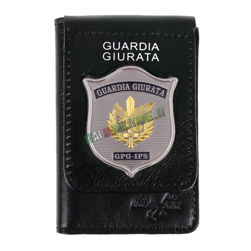 Portafoglio Porta Distintivo Guardia Giurata GPG-IPS Ascot 600/600V