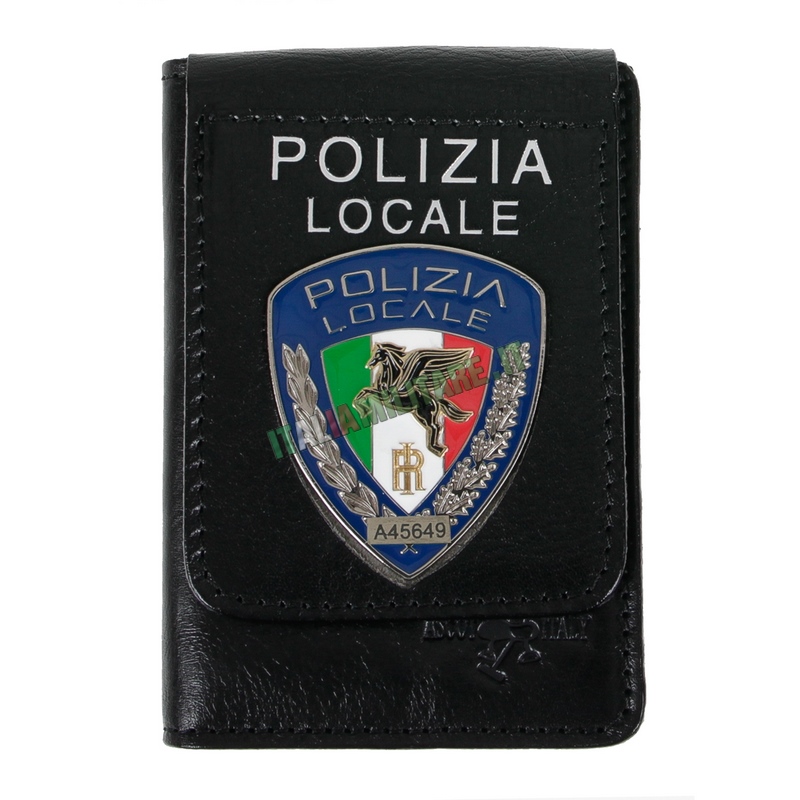 Portafoglio Porta Distintivo Nuova Polizia Locale Ascot 600/600V